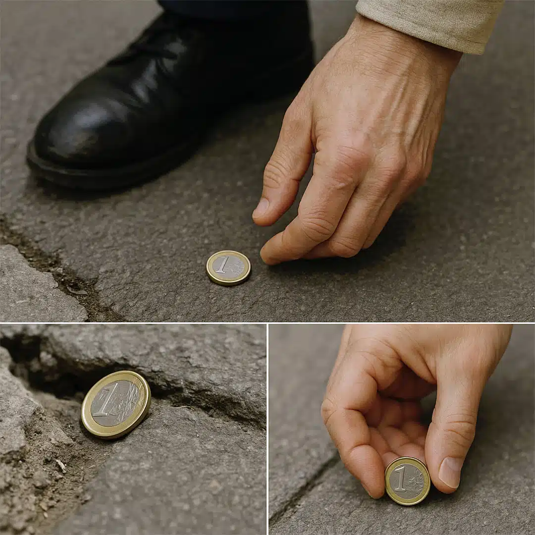 Que signifie que de trouver une pièce dans la rue ?