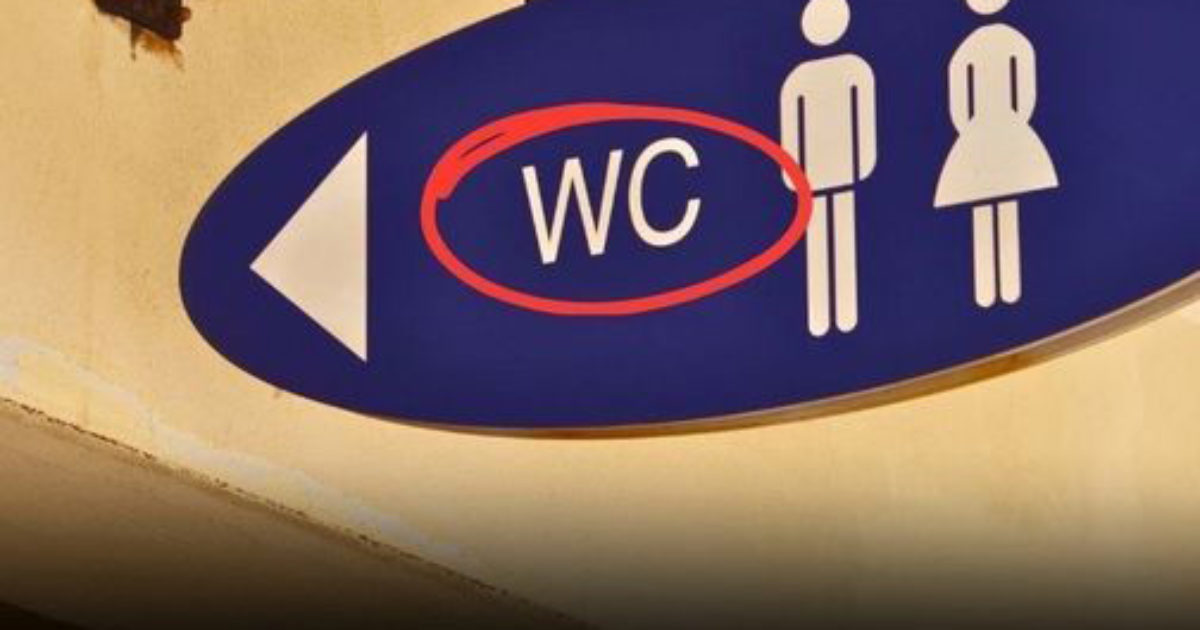 Que signifie réellement le panneau « WC » ?