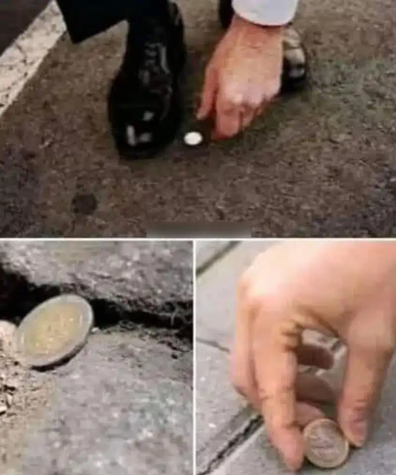 Que signifie trouver une pièce sur le sol ?