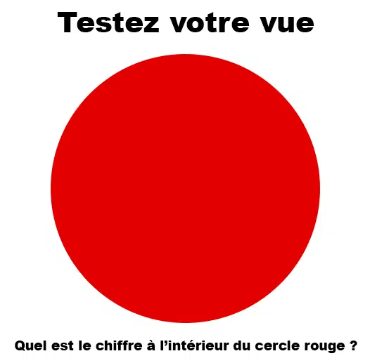 Quel chiffre voyez-vous ? Nous vous dirons quel type de problème de vue vous pourriez avoir