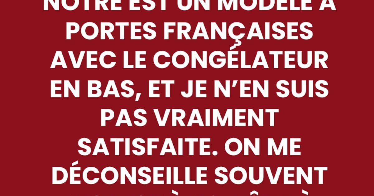 Quel type de réfrigérateur est fait pour vous ?
