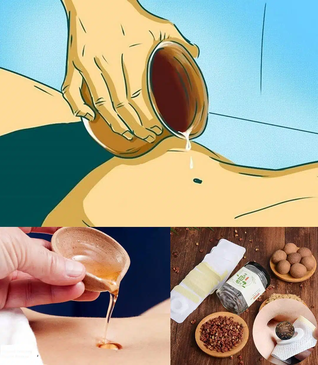 Quelques gouttes de cette huile essentielle sur le nombril soulagent la douleur et la digestion