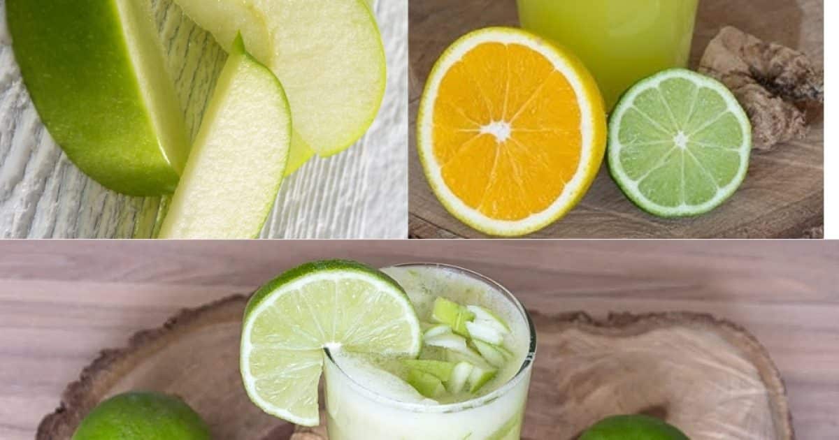 Recette de boisson anti-âge au citron et à la pomme