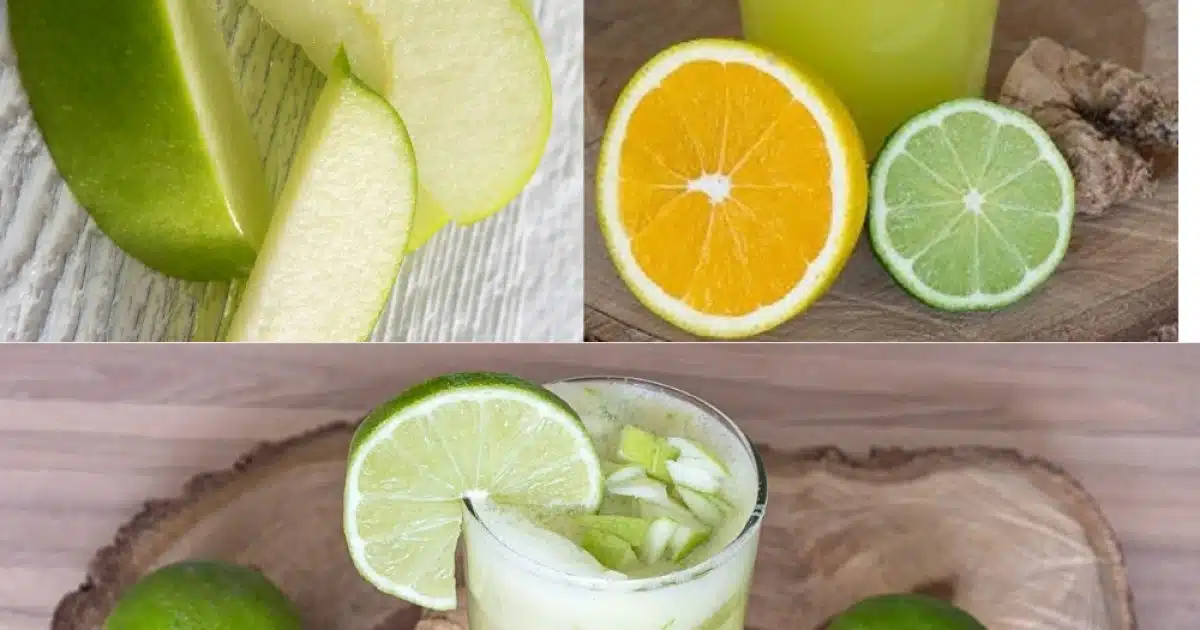 Recette de boisson anti-âge au citron et à la pomme