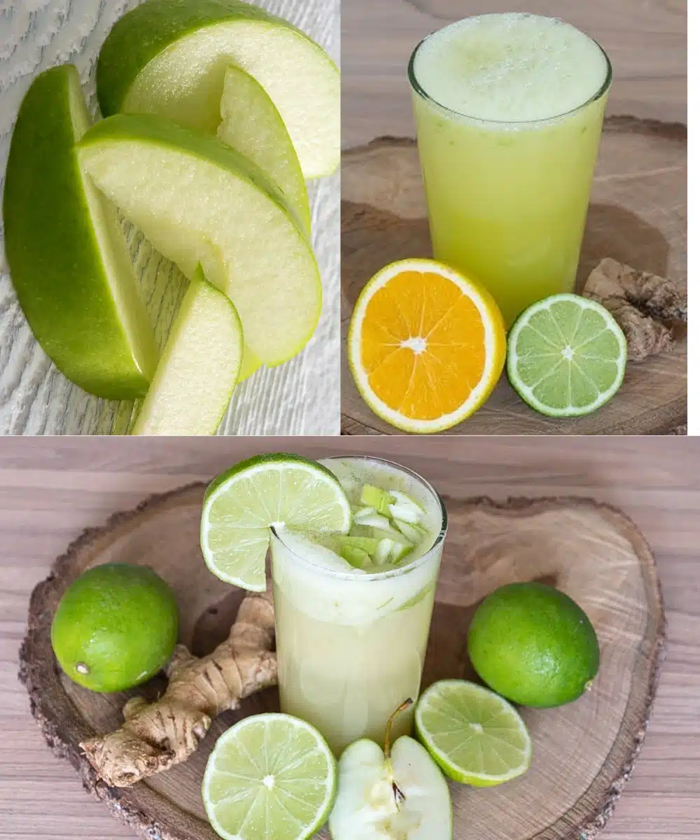 Recette de boisson anti-âge au citron et à la pomme