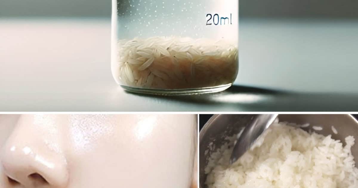 Recette : Soin du visage à l'eau de riz