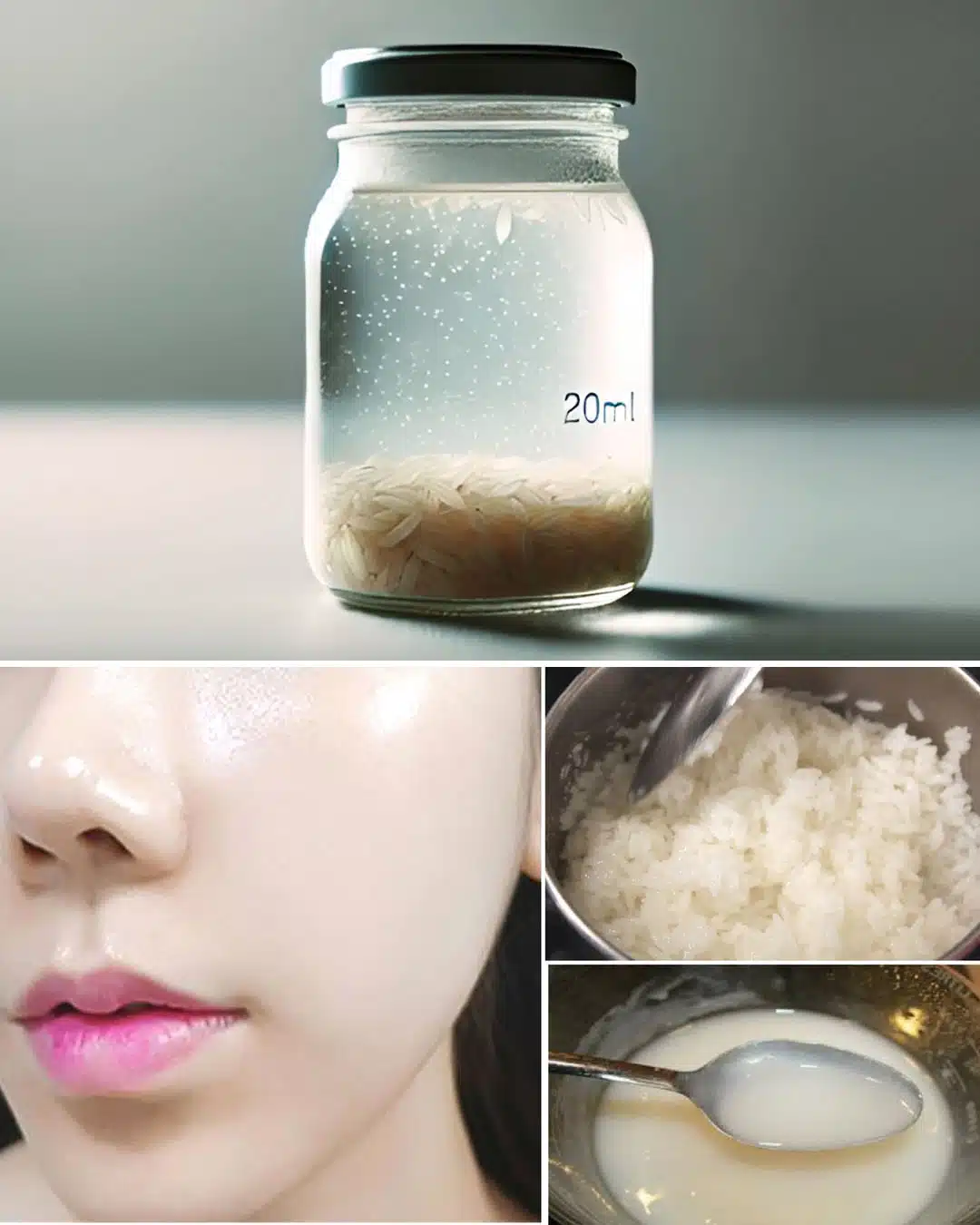 Recette : Soin du visage à l'eau de riz