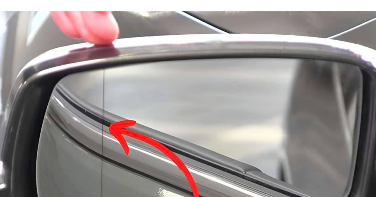 Rétroviseurs de voiture : quel est le rôle des traits noirs sur les côtés ?