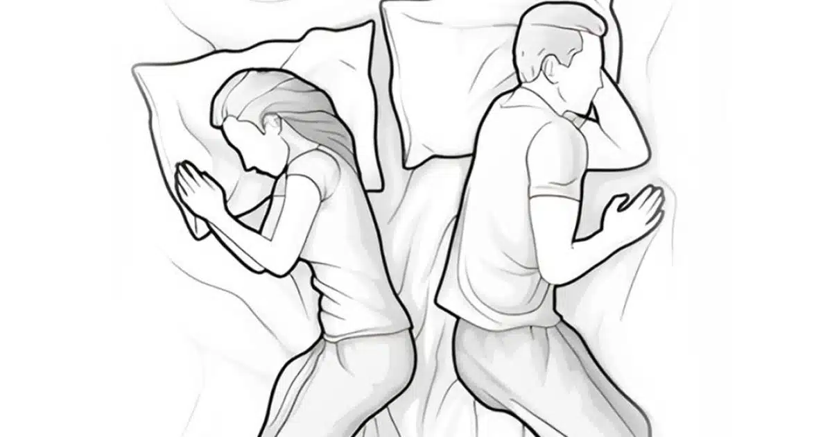 Savez-vous pourquoi un homme vous tourne le dos quand il dort ?