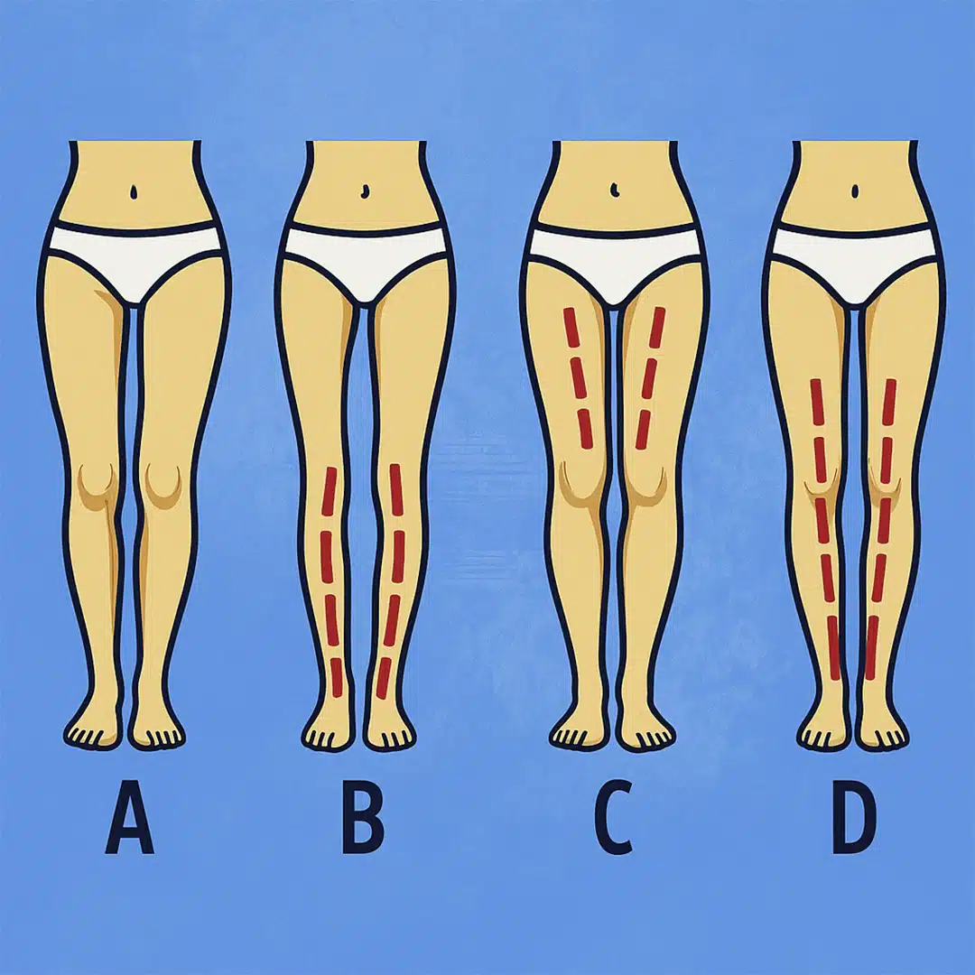 Saviez-vous que la forme de vos jambes peut en dire long sur vous ?