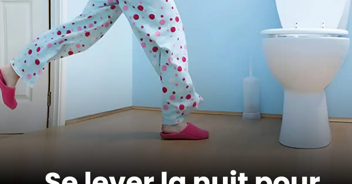 Se réveiller la nuit pour uriner pourrait indiquer la présence d’une pathologie