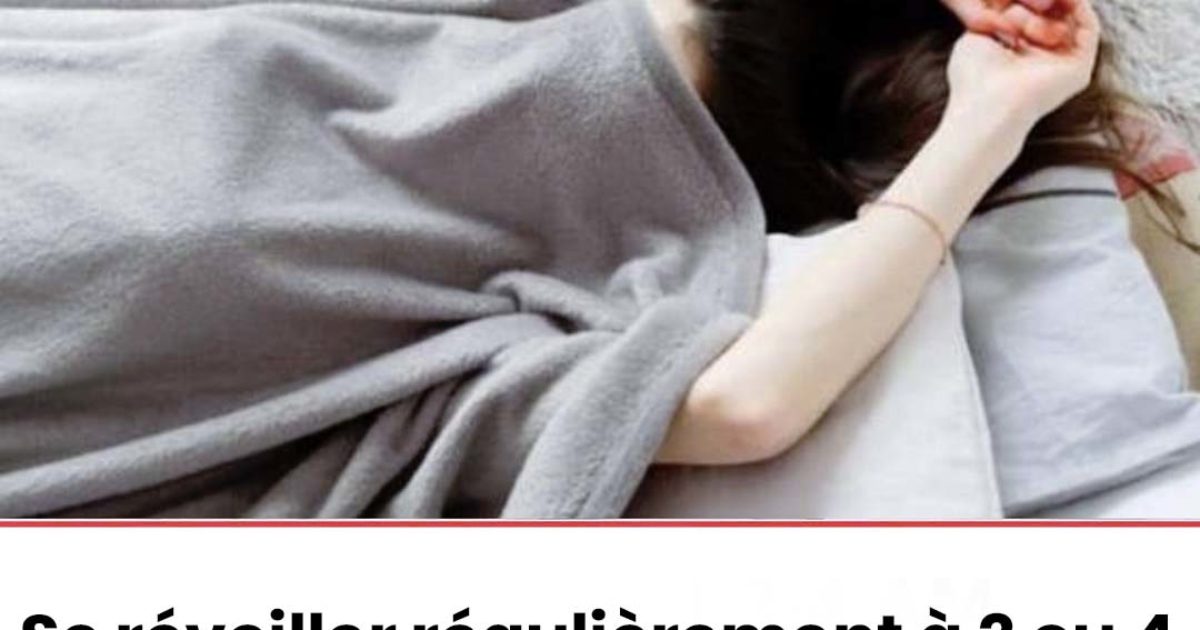 Se réveiller régulièrement à 3 ou 4 heures du matin ? Cela peut être le signe de quatre maladies