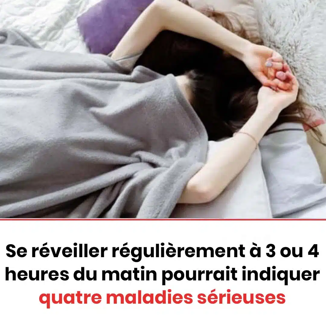 Se réveiller régulièrement à 3 ou 4 heures du matin ? Cela peut être le signe de quatre maladies