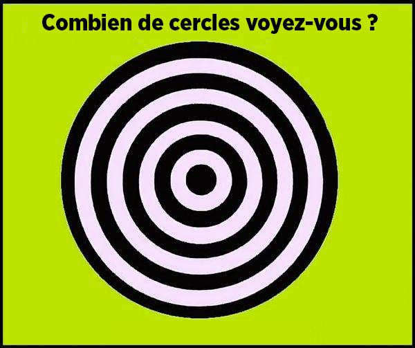 Seul un génie peut repérer combien de cercles il y a sur l'image en 9 secondes maximum !