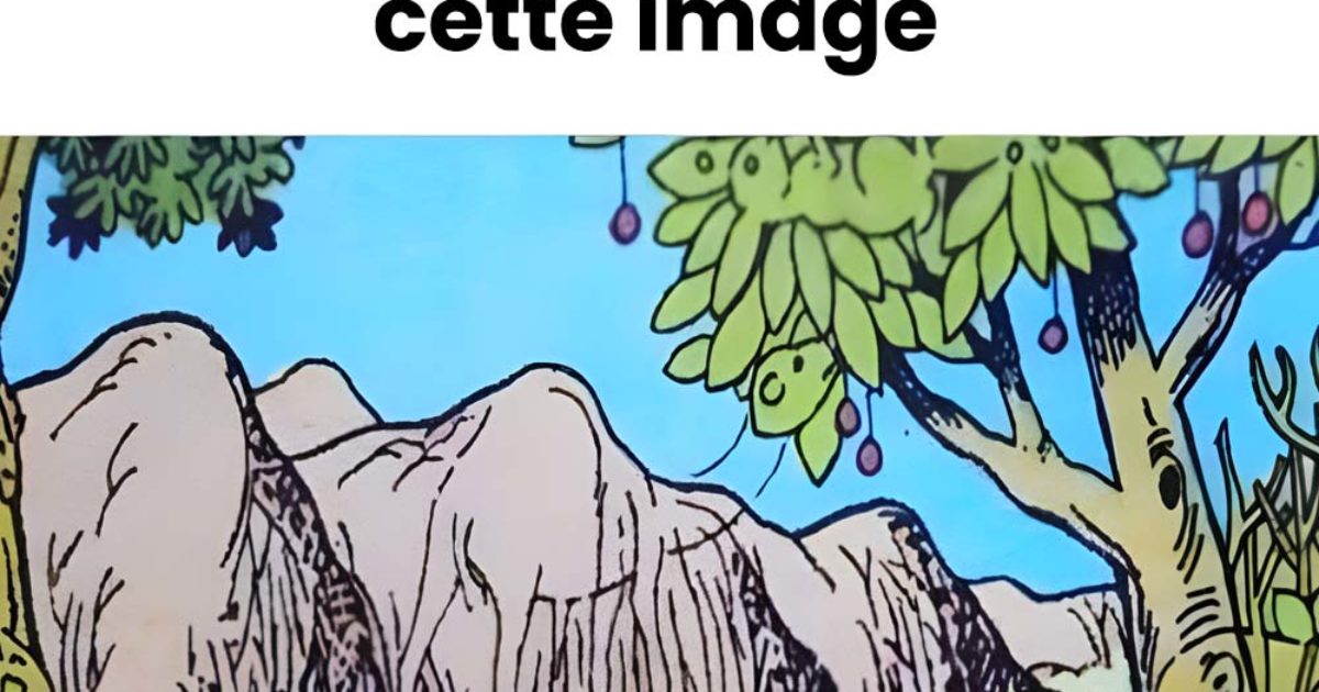 Seul un génie peut trouver les animaux cachés sur cette image !