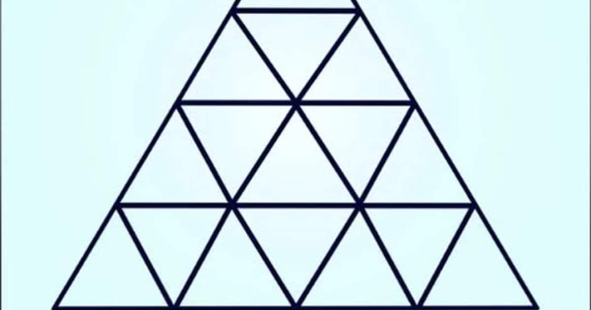 Seuls ceux qui ont un QI élevé peuvent trouver le nombre exact de triangles dans cette image