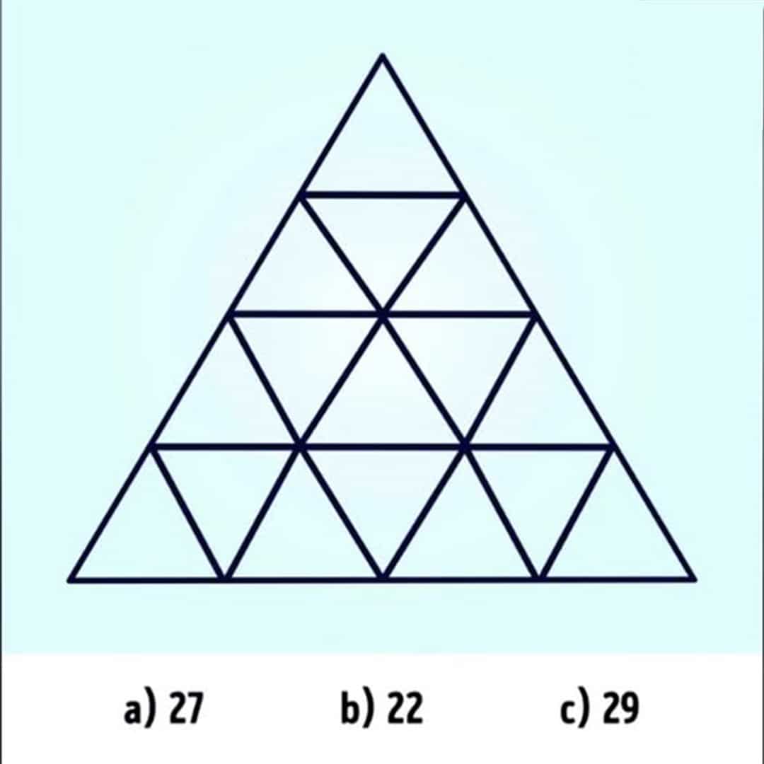 Seuls ceux qui ont un QI élevé peuvent trouver le nombre exact de triangles dans cette image