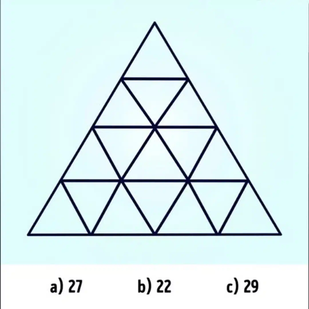Seuls ceux qui ont un QI élevé peuvent trouver le nombre exact de triangles dans cette image