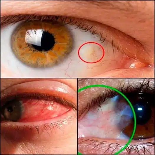 Si vos yeux présente ces taches rouges, votre corps essaye de vous avertir qu’il faut agir