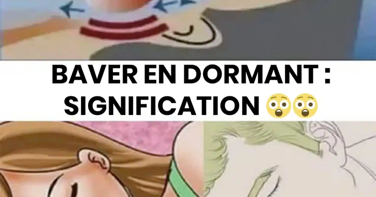 Si vous bavez pendant votre sommeil, voici ce que votre corps pourrait être en train de vous signaler