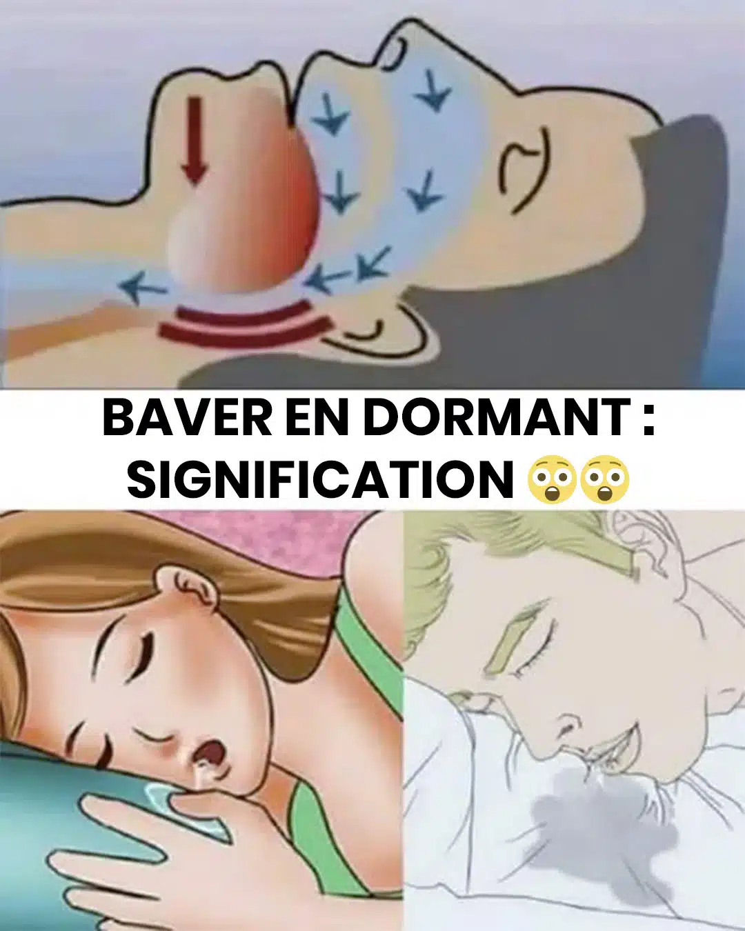 Si vous bavez pendant votre sommeil, voici ce que votre corps pourrait être en train de vous signaler