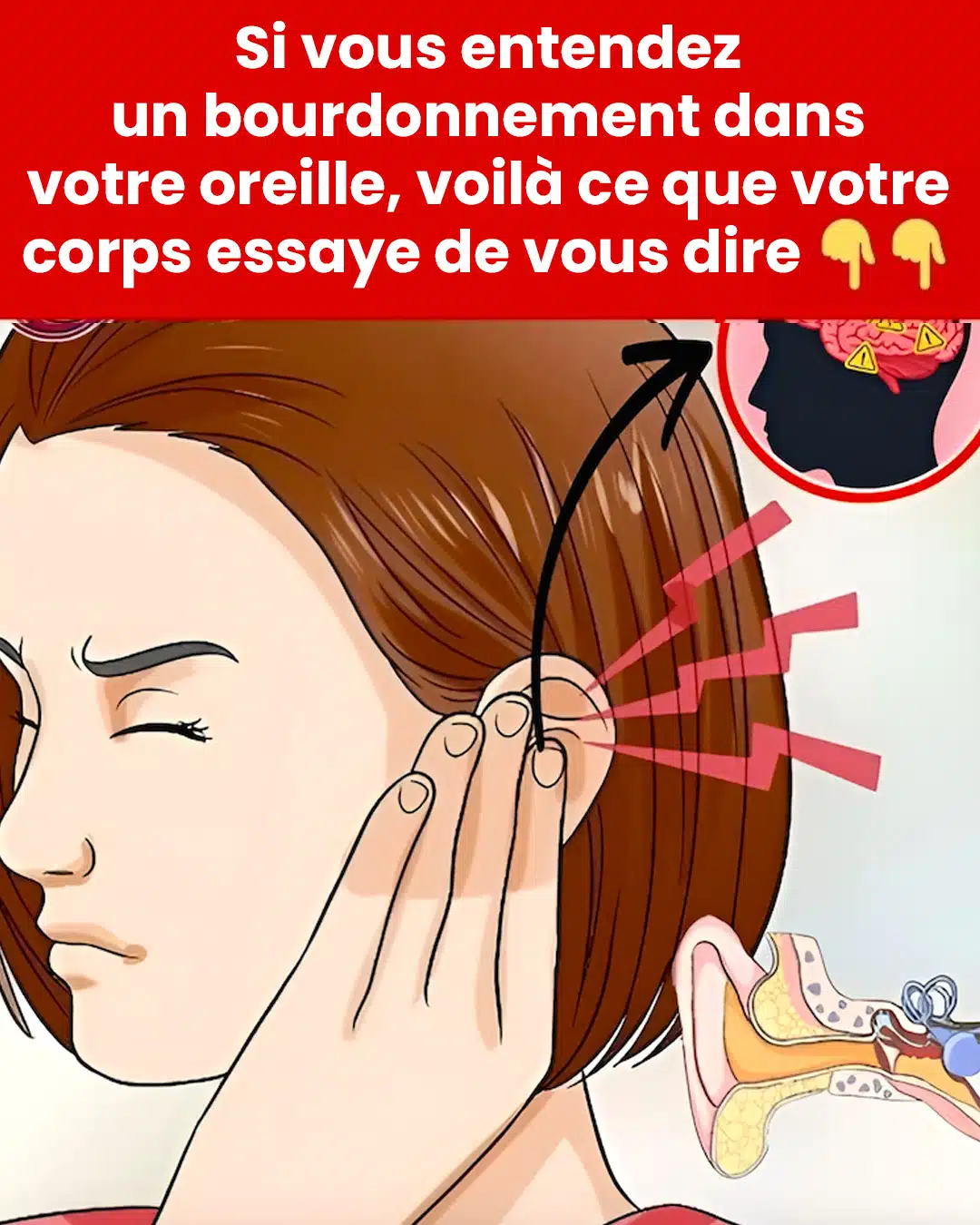 Si vous entendez un bourdonnement dans votre oreille, voilà ce que votre corps essaye de vous dire