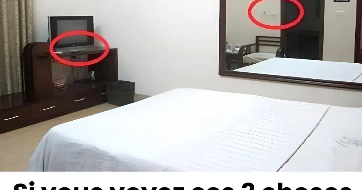 Si vous voyez ces 3 choses dans un hôtel, partez immédiatement
