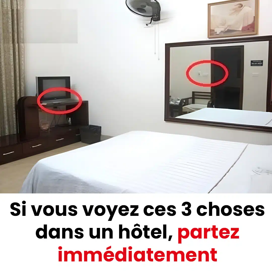 Si vous voyez ces 3 choses dans un hôtel, partez immédiatement