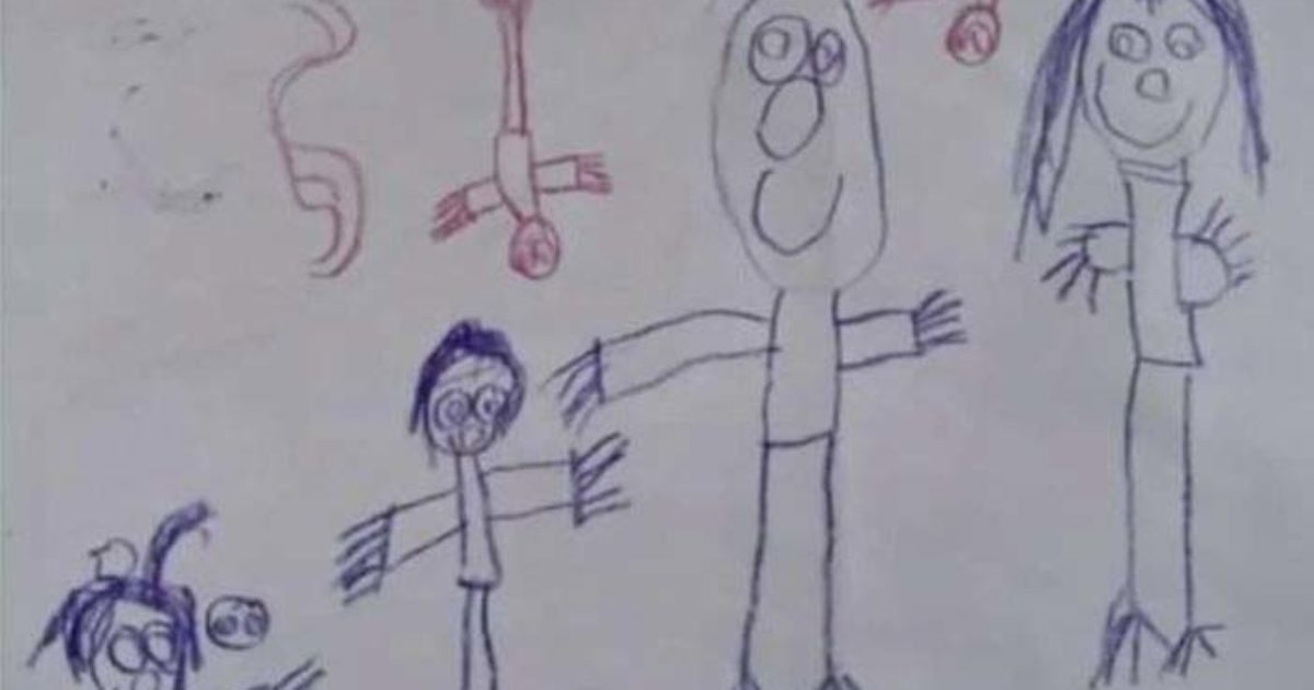 Son fils a fait un dessin qui prédisait un changement radical dans la famille