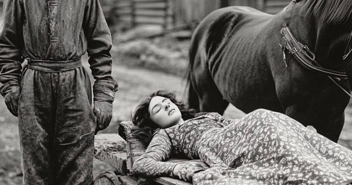 Suivant les conseils de sa mère, le mari emmena sa femme, épuisée par la maladie, dans une région sauvage reculée