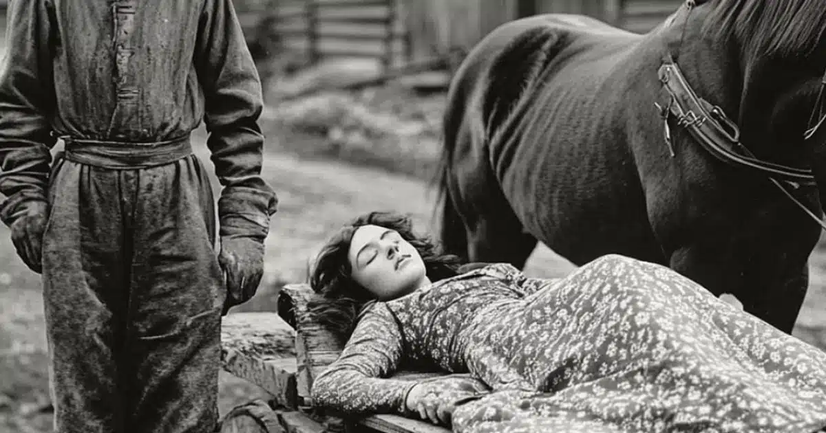 Suivant les conseils de sa mère, le mari emmena sa femme, épuisée par la maladie, dans une région sauvage reculée