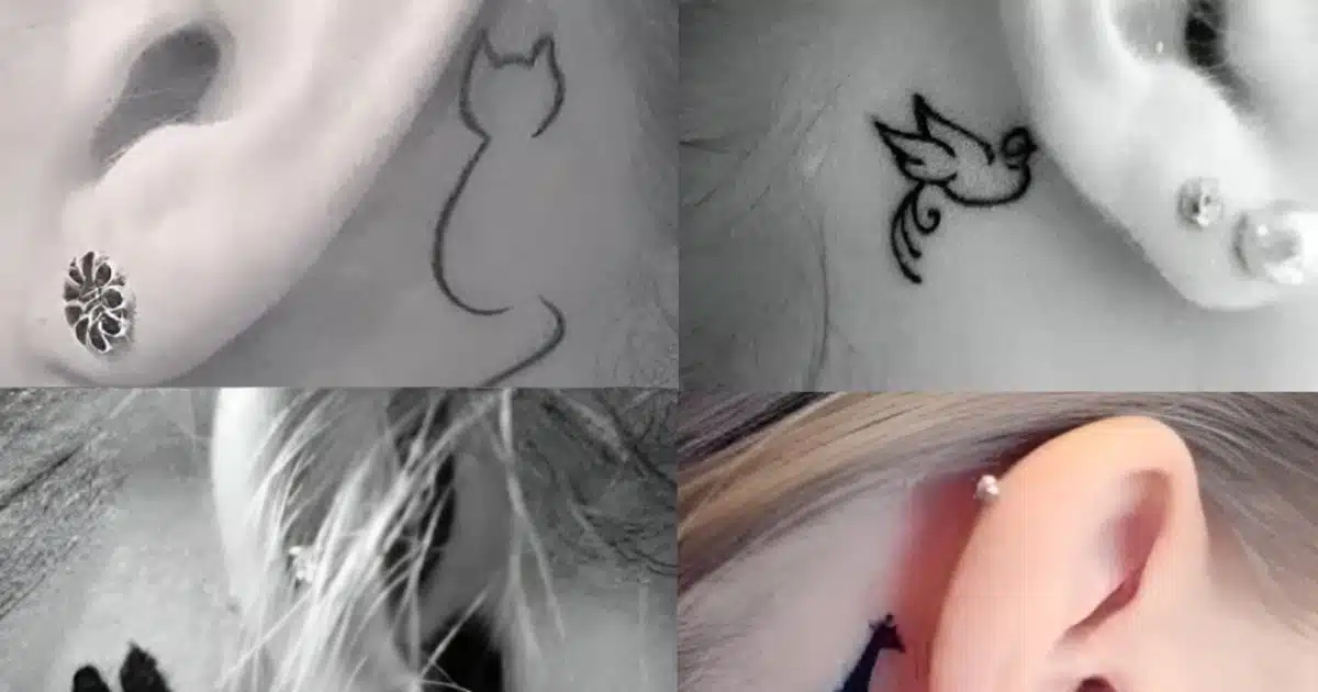 Tatouages derrière l’oreille : quelles significations ?