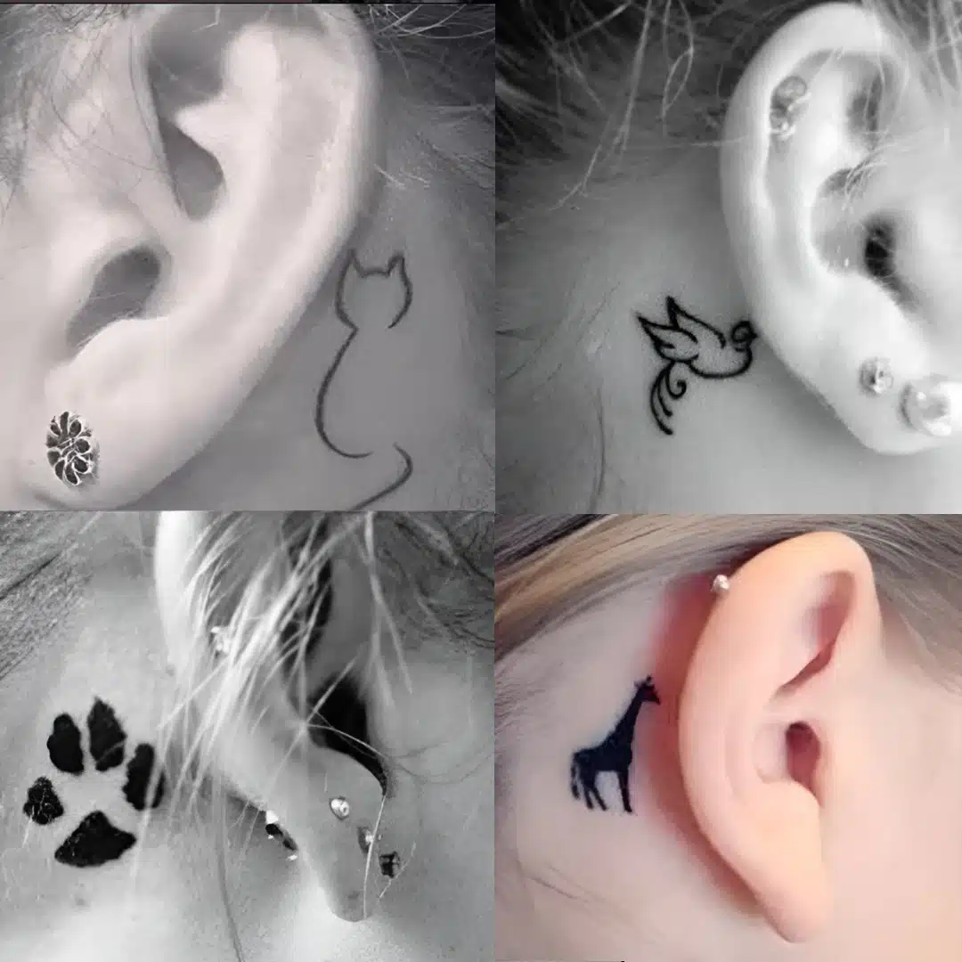 Tatouages derrière l’oreille : quelles significations ?