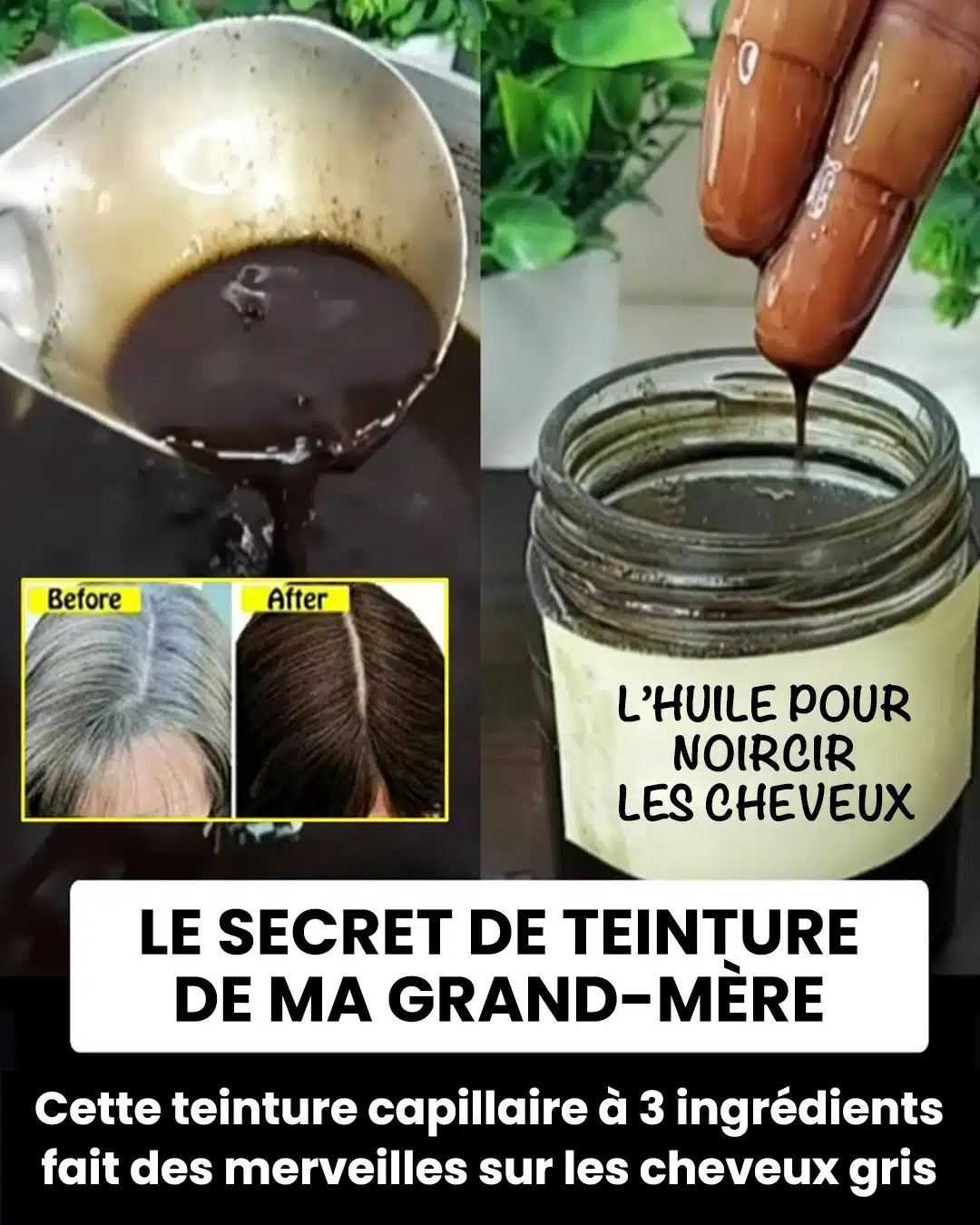 Teinture capillaire maison DIY