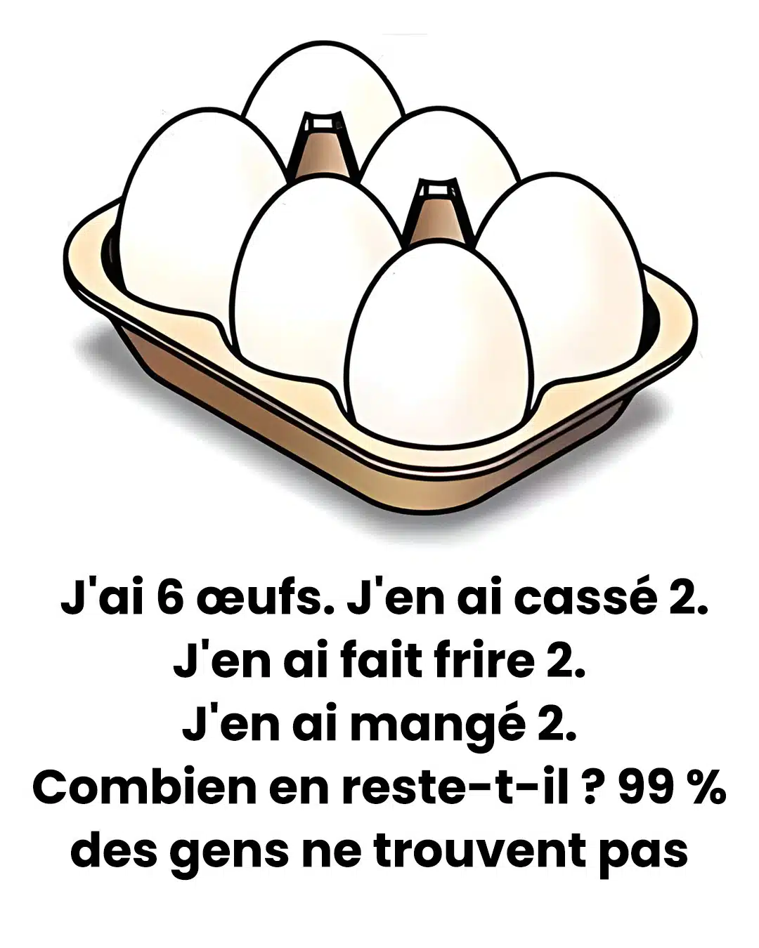 Test : Combien reste t’il d’oeufs ?