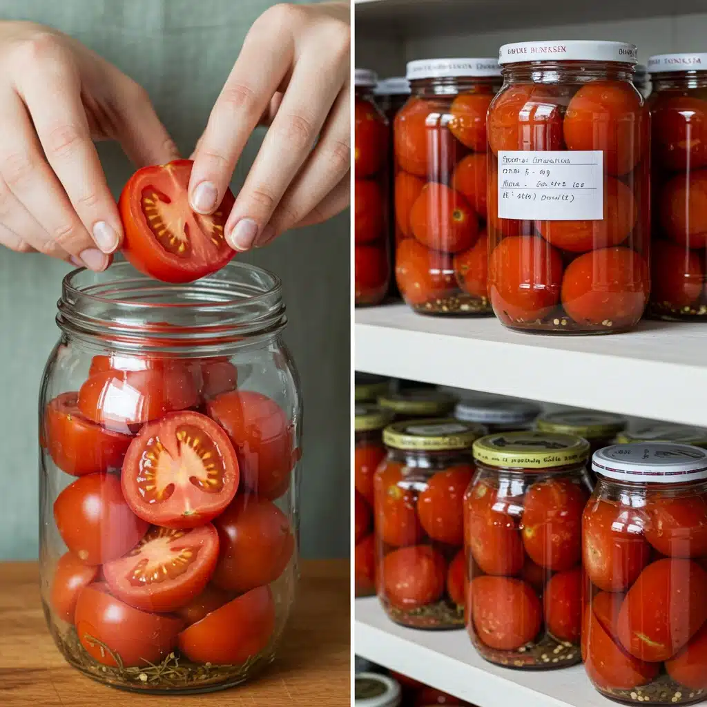 Tomates fraîches pendant 2 ans, sans vinaigre : la méthode infaillible pour les faire durer aussi longtemps