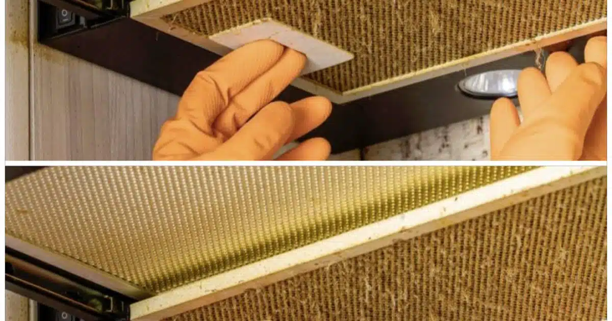 Toute la graisse d'une hotte de cuisinière disparaît en 5 minutes grâce à cette astuce