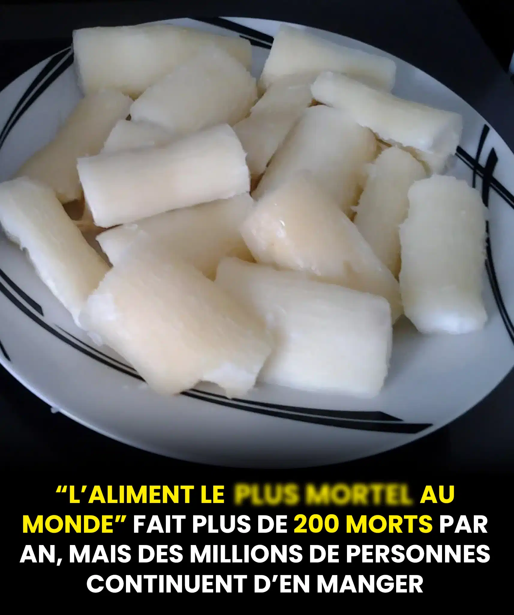 Toxique s’il est mal préparé : l’autre face d’un aliment mondialement consommé