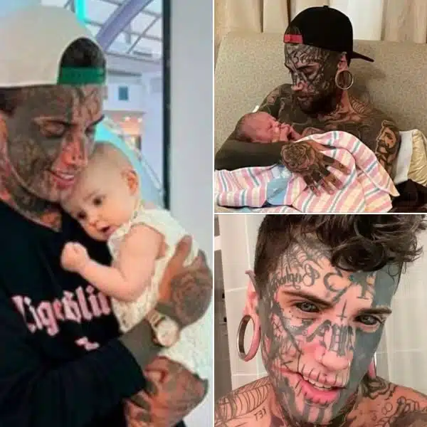Un jeune père, qui a plusieurs tatouages sur tout le corps décide des les effacer pour le bien de sa famille