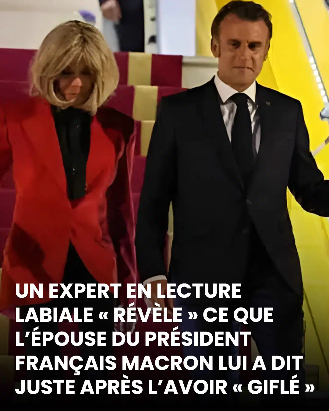 Un lecteur labial « révèle » ce qu’a dit l’épouse du président français Macron juste après l’avoir « giflé »