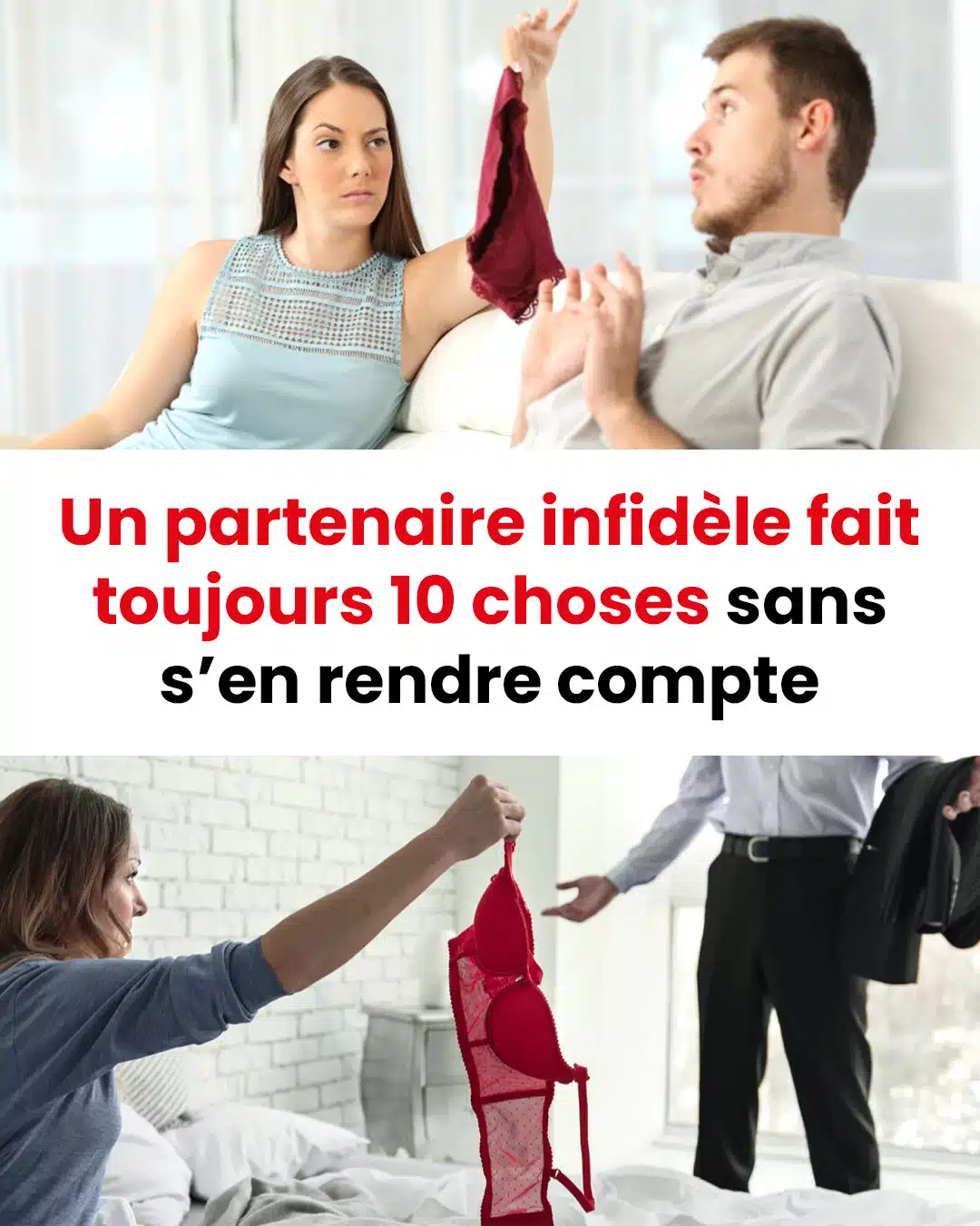 Un partenaire infidèle fait toujours 10 choses sans s’en rendre compte
