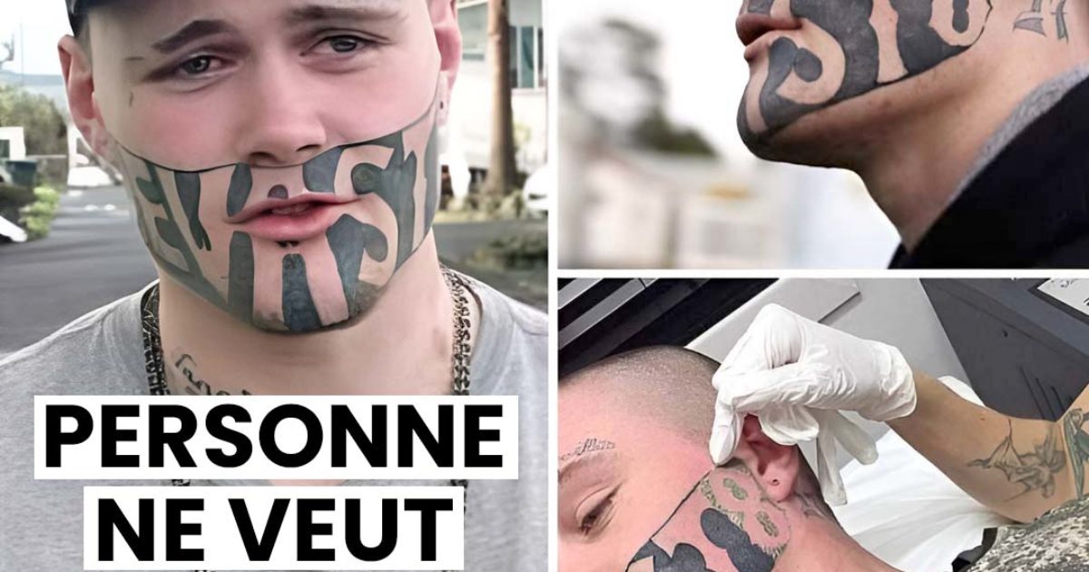 Un père au chômage avec un tatouage facial trouve un emploi sur Facebook