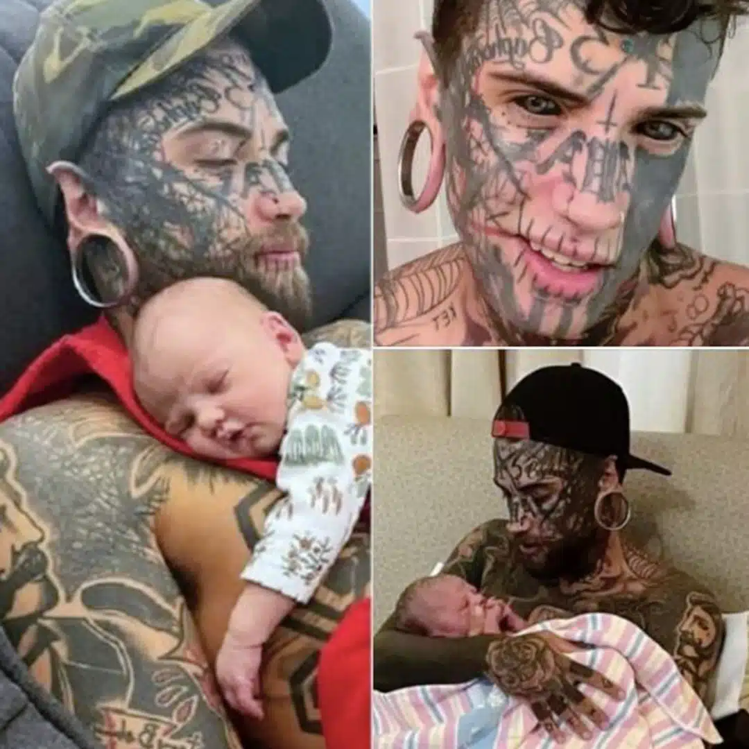 Un père fait retirer ses tatouages sur tout le corps pour le bien de sa jeune fille