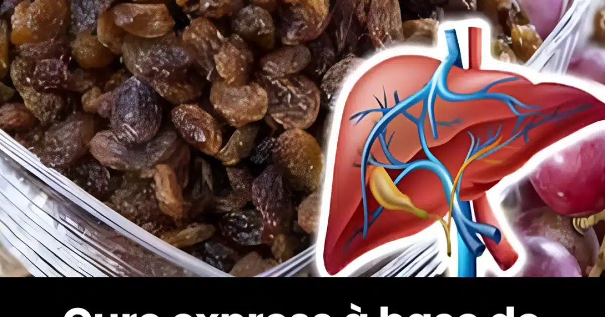 Un remède naturel à base de raisins secs pour nettoyer le foie