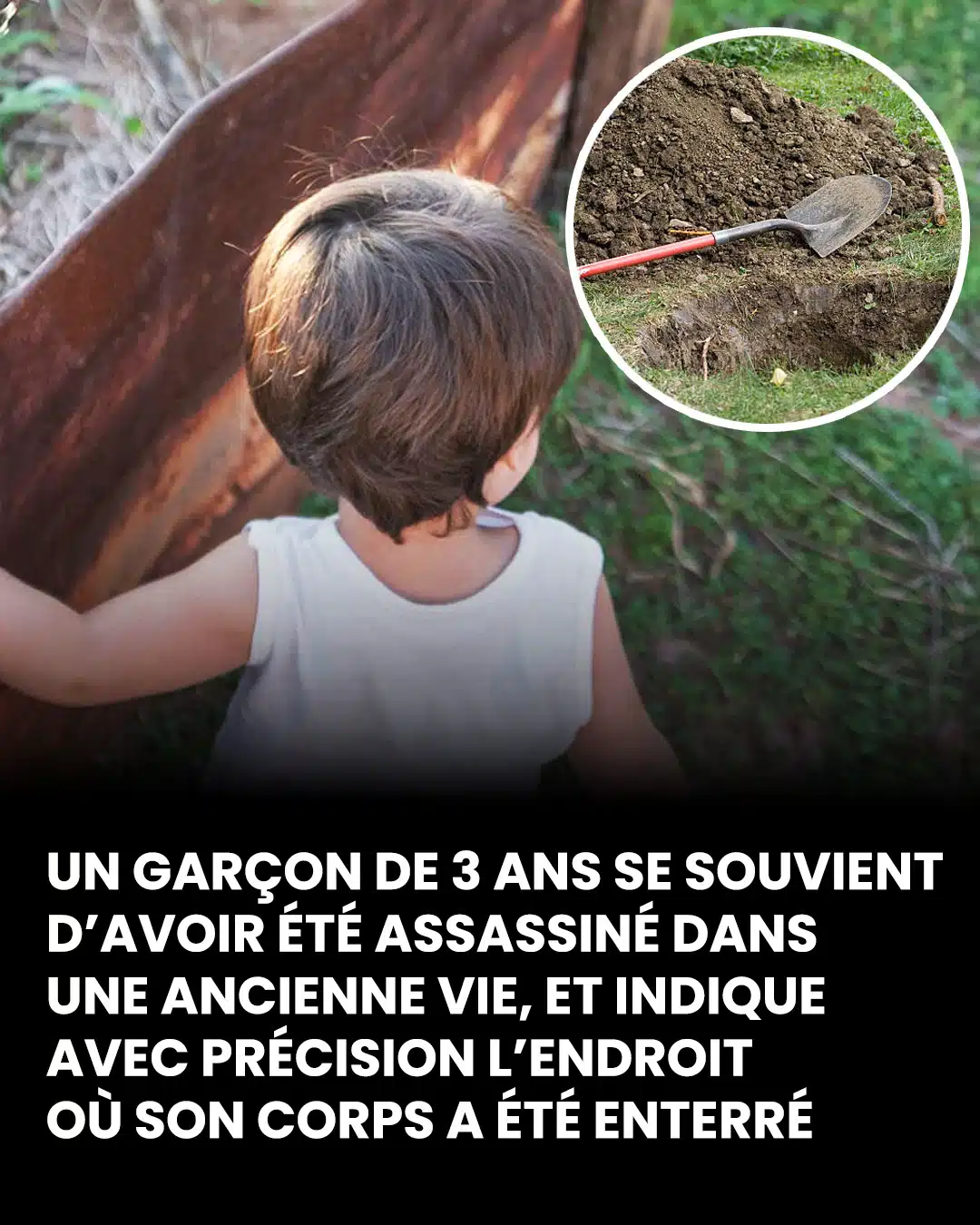 Un tout-petit affirme se souvenir d’avoir été assassiné dans une vie antérieure et identifie l’endroit où il a été enterré