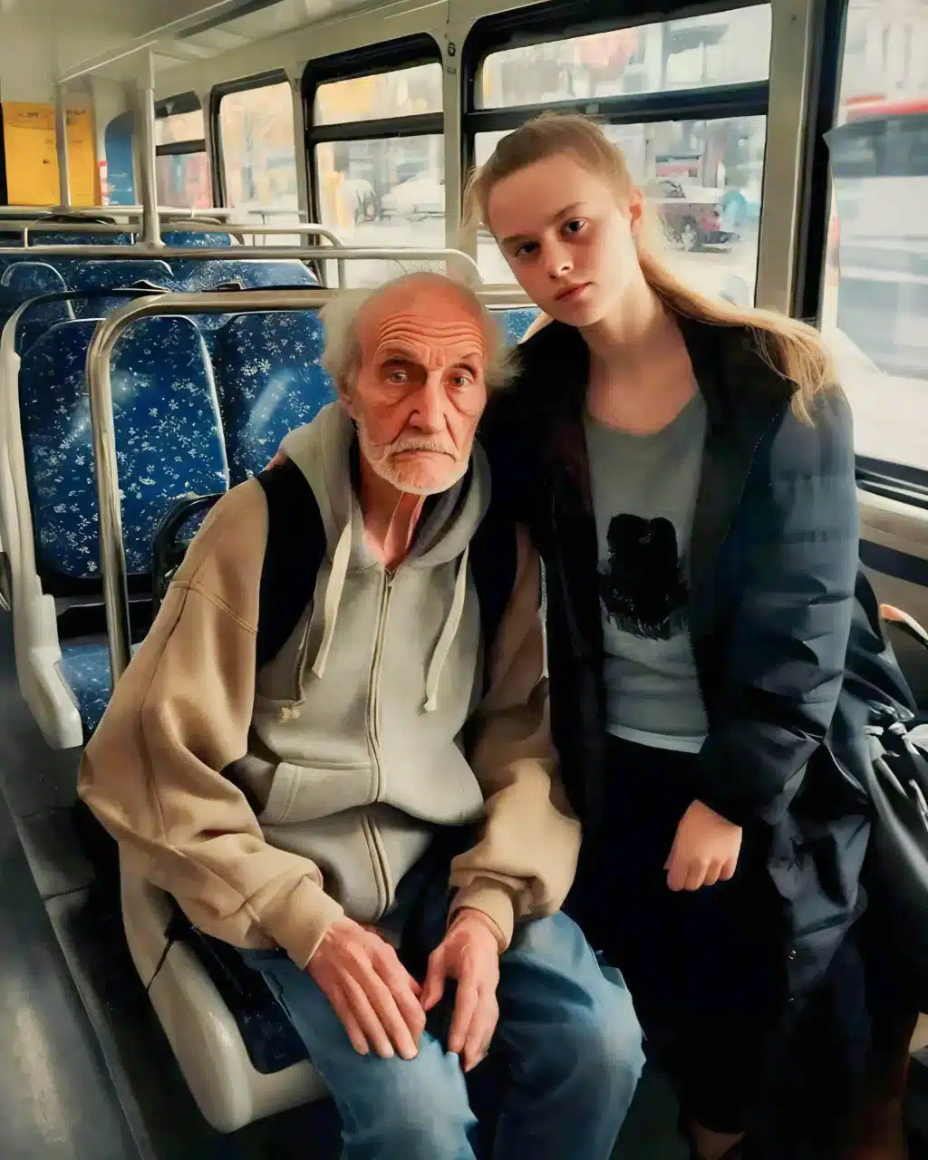 Une fille donne tout son argent pour payer l’amende d’un inconnu dans le bus, fond en larmes en le voyant à son bal de promo