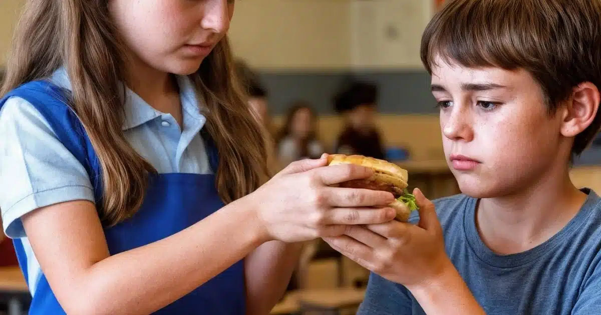 Une fillette offre son repas à un camarade affamé — bien des années plus tard, il apparaît le jour de son mariage.
