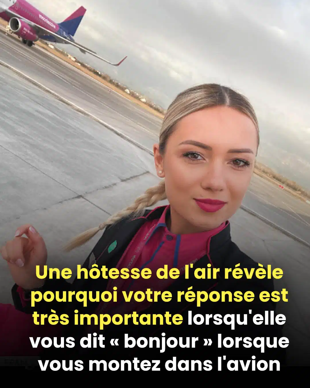 Une hôtesse de l'air révèle pourquoi votre réponse est très importante lorsqu'elle vous dit « bonjour » lorsque vous montez dans l'avion