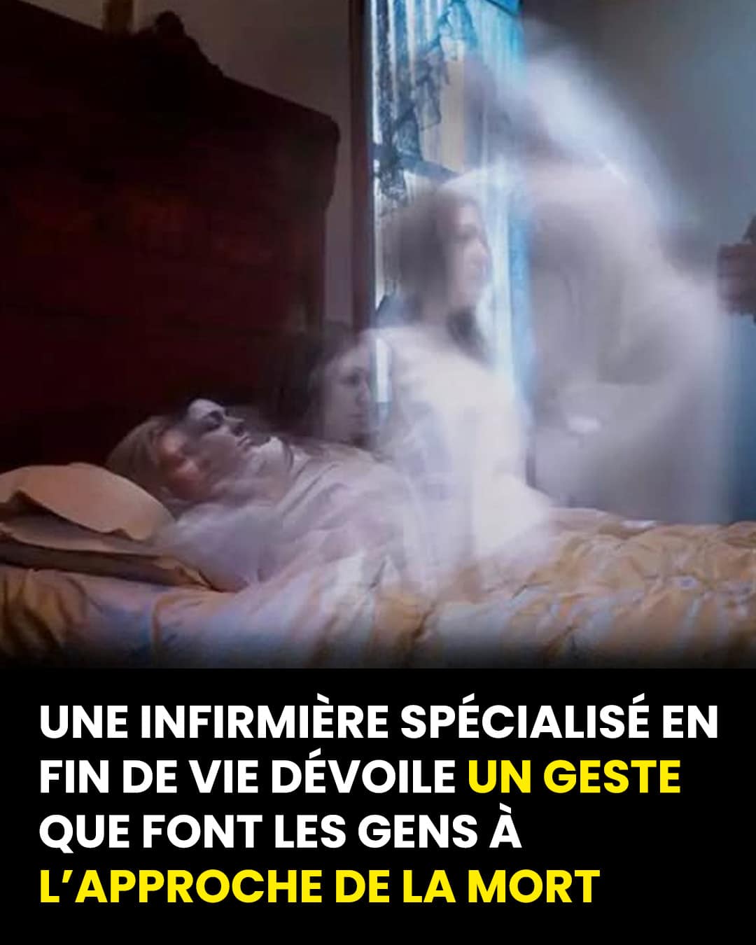 Une infirmière en soins palliatifs explique les gestes que les patients font en fin de vie