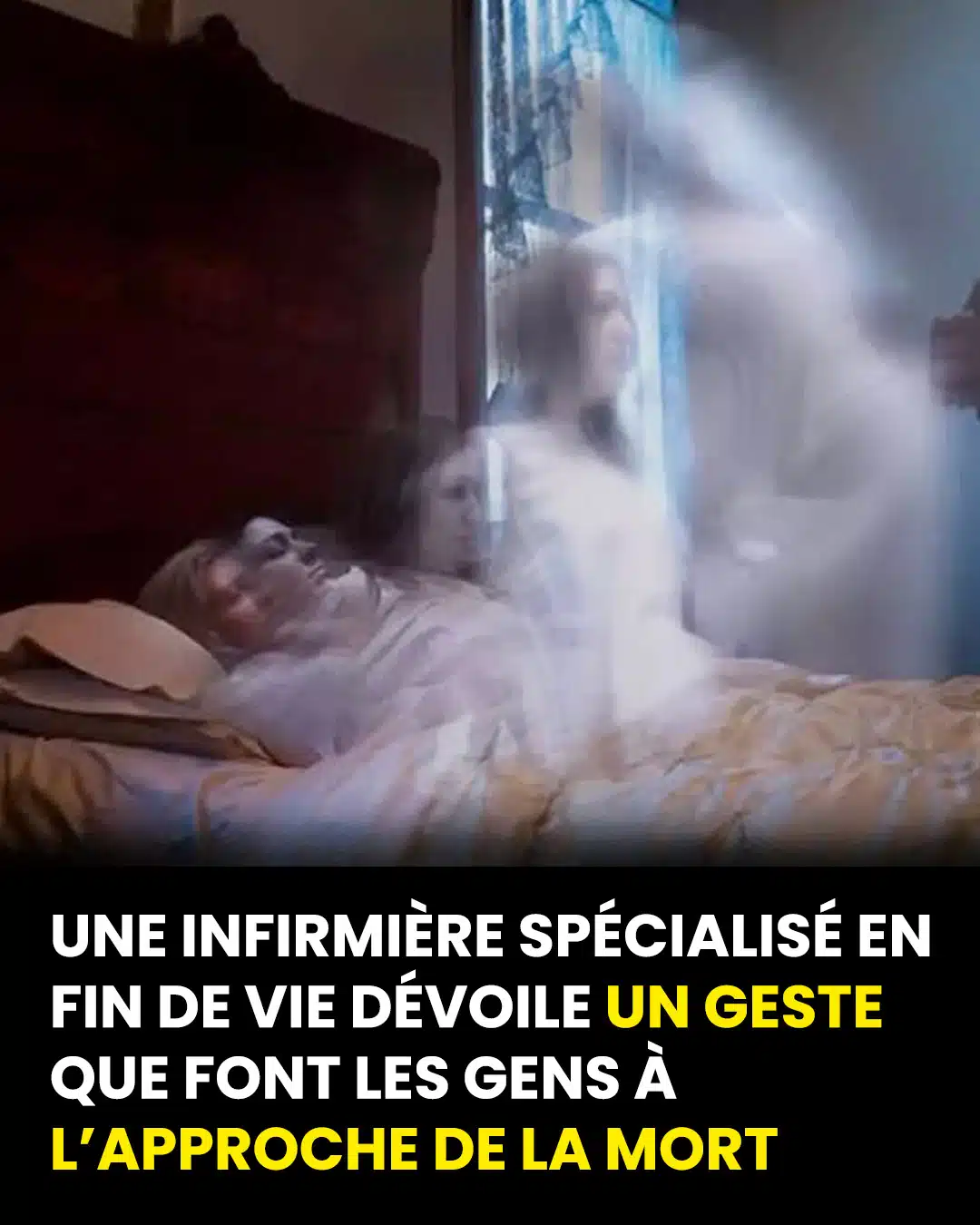 Une infirmière en soins palliatifs explique les gestes que les patients font en fin de vie